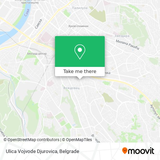 Ulica Vojvode Djurovica map