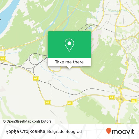 Ђорђа Стојковића map