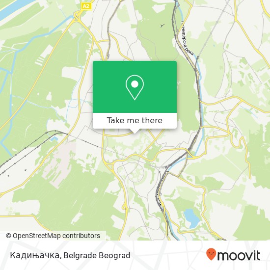 Кадињачка map