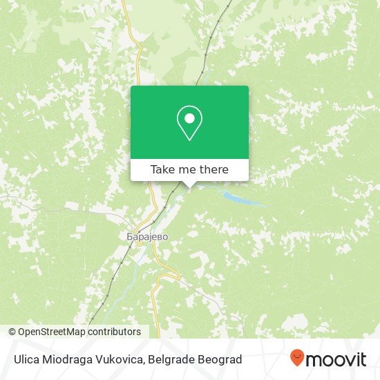 Ulica Miodraga Vukovica map