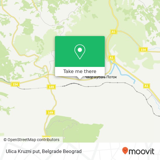 Ulica Kruzni put map