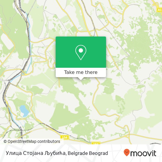 Улица Стојана Љубића map