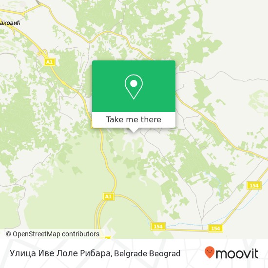 Улица Иве Лоле Рибара map