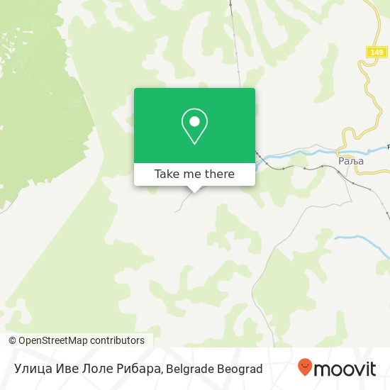 Улица Иве Лоле Рибара map