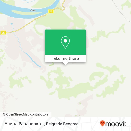 Улица Раваничка 1 map