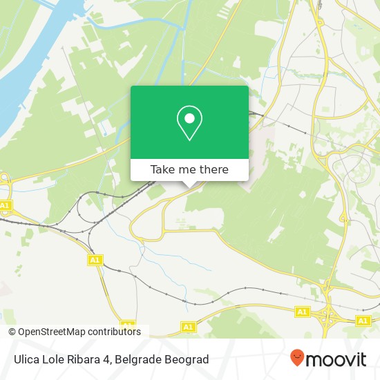 Ulica Lole Ribara 4 map