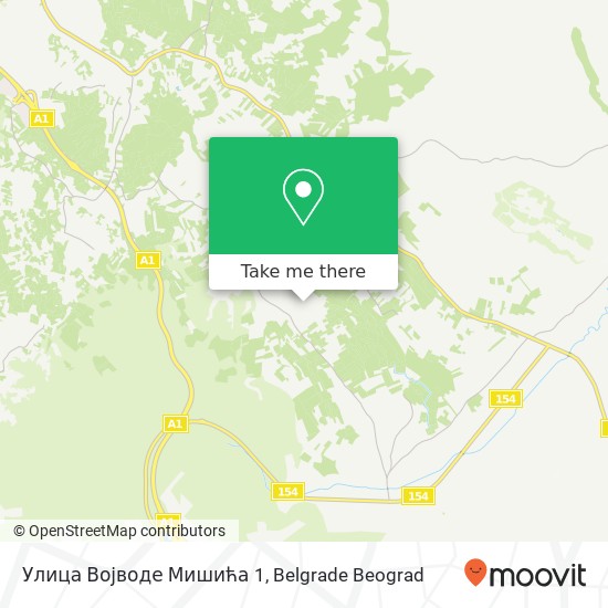 Улица Војводе Мишића 1 map