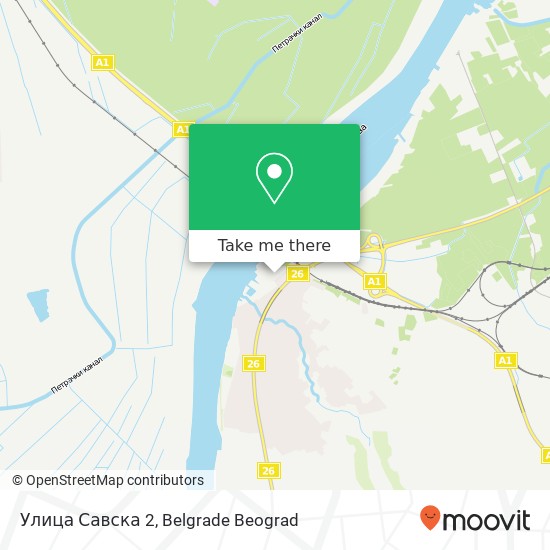 Улица Савска 2 map