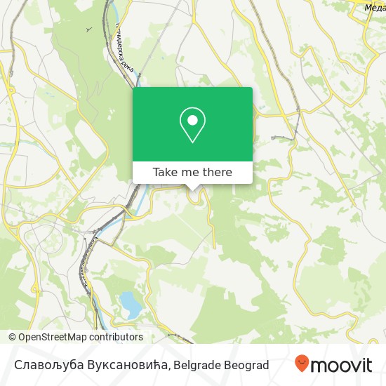 Славољуба Вуксановића map