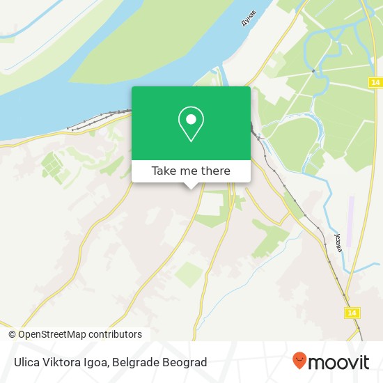 Ulica Viktora Igoa map