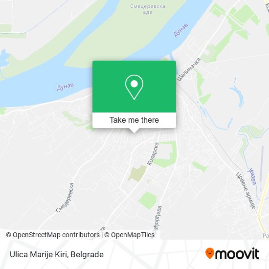 Ulica Marije Kiri map