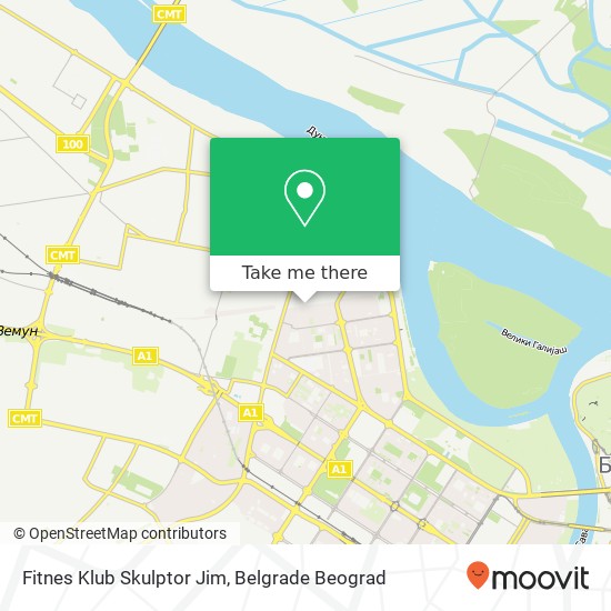 Fitnes Klub Skulptor Jim map