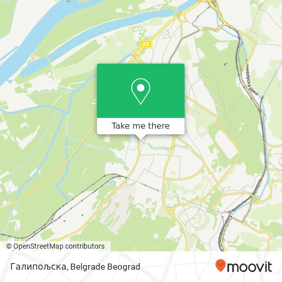 Галипољска map