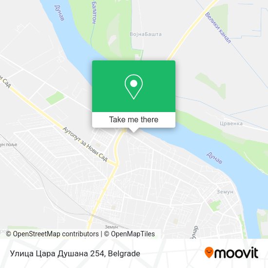 Улица Цара Душана 254 map