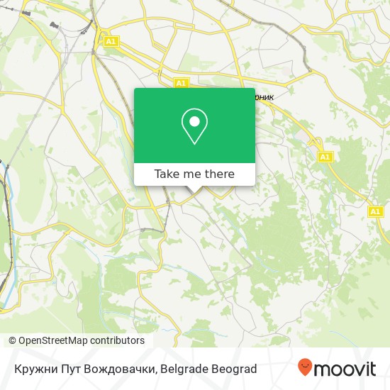 Кружни Пут Вождовачки map