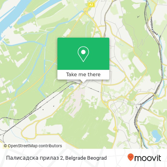 Палисадска прилаз 2 map