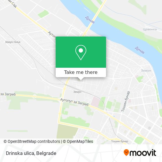 Drinska ulica map
