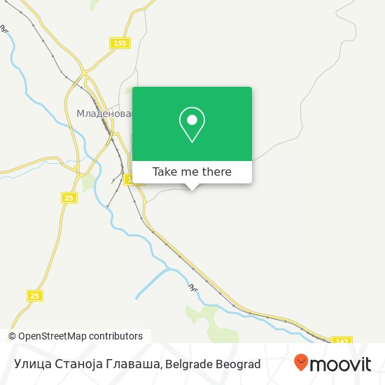 Улица Станоја Главаша map