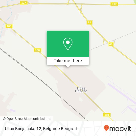 Ulica Banjalucka 12 map
