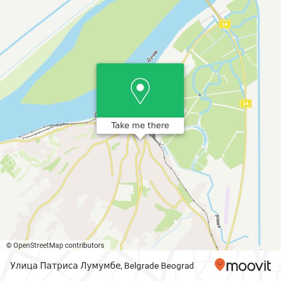 Улица Патриса Лумумбе map