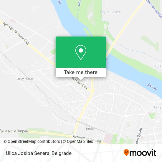 Ulica Josipa Senera map