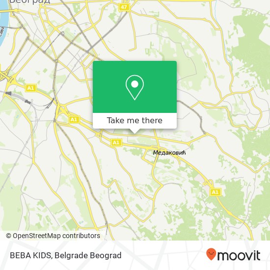 BEBA KIDS map