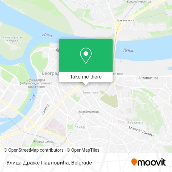 Улица Драже Павловића map