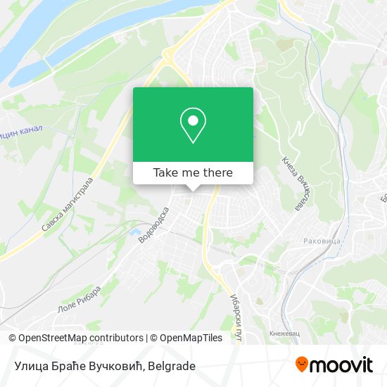 Улица Браће Вучковић map