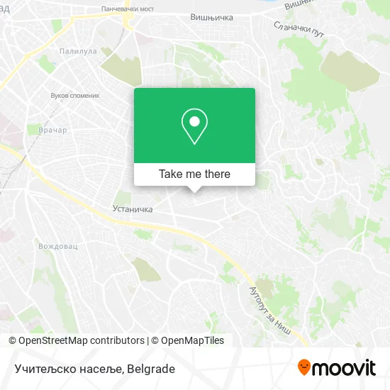 Учитељско насеље map