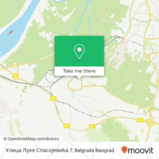 Улица Луке Спасојевића 7 map