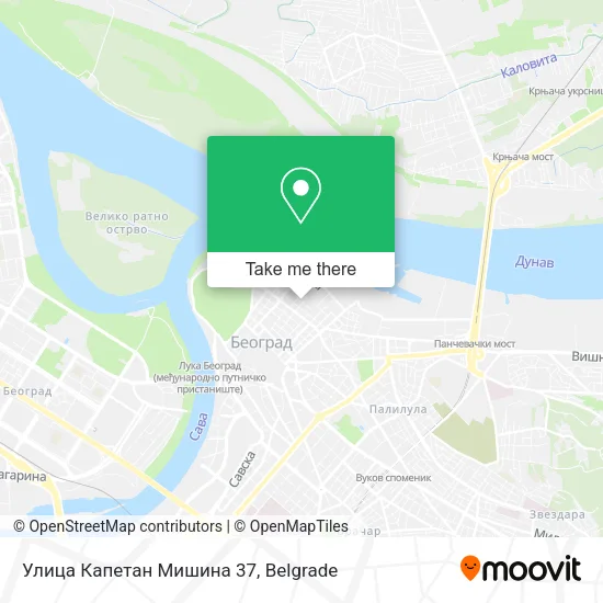 Улица Капетан Мишина 37 map