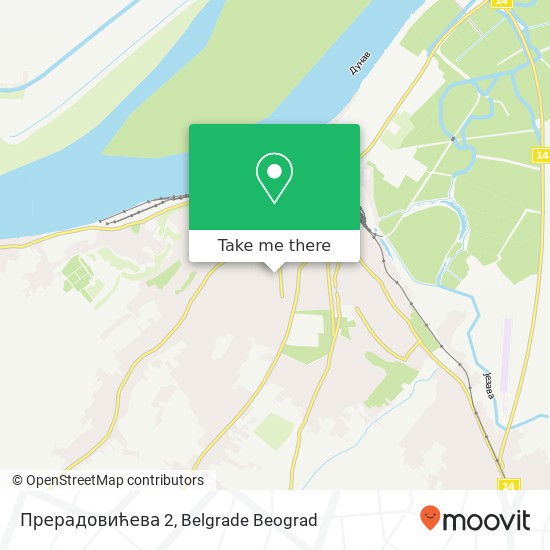 Прерадовићева 2 map