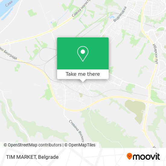 TIM MARKET map