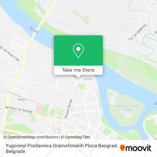 Yugovinyl Prodavnica Gramofonskih Ploca Beograd map