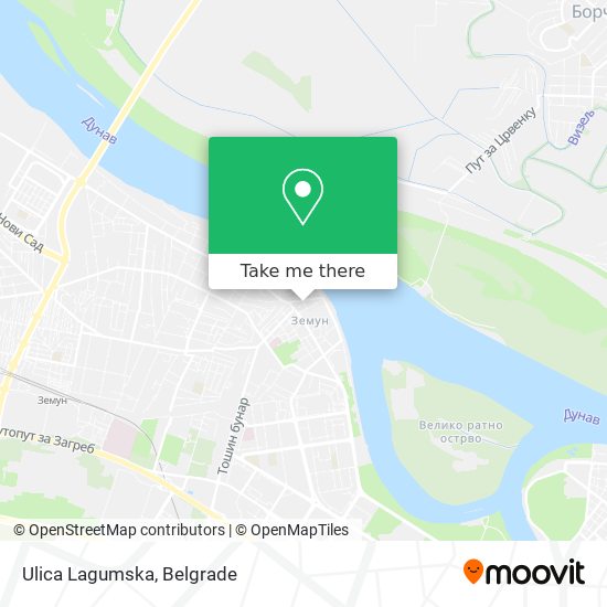 Ulica Lagumska map