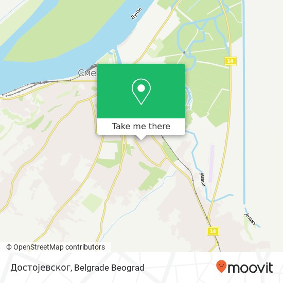 Достојевског map