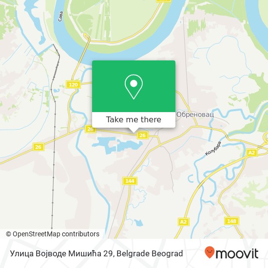 Улица Војводе Мишића 29 map