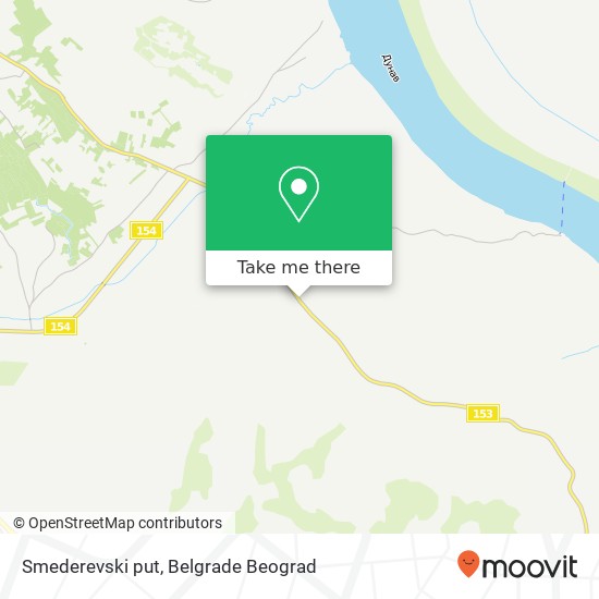 Smederevski put map