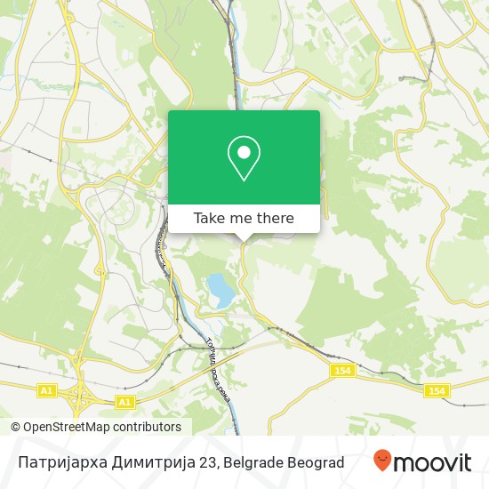 Патријарха Димитрија 23 map