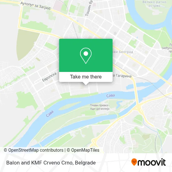 Balon and KMF Crveno Crno map