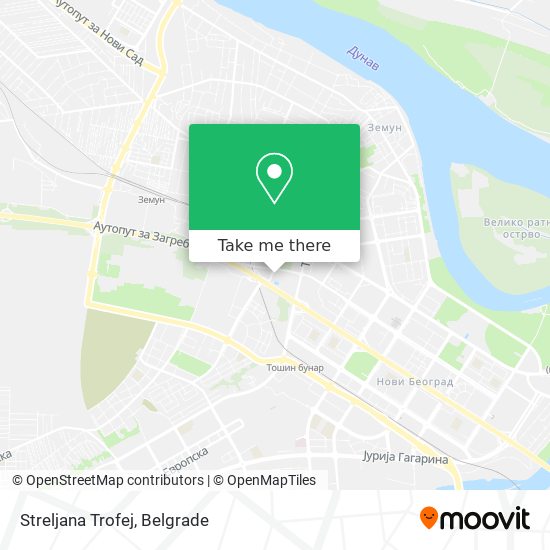 Streljana Trofej map
