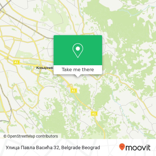 Улица Павла Васића 32 map