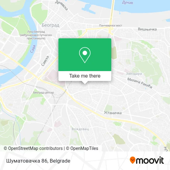 Шуматовачка 86 map