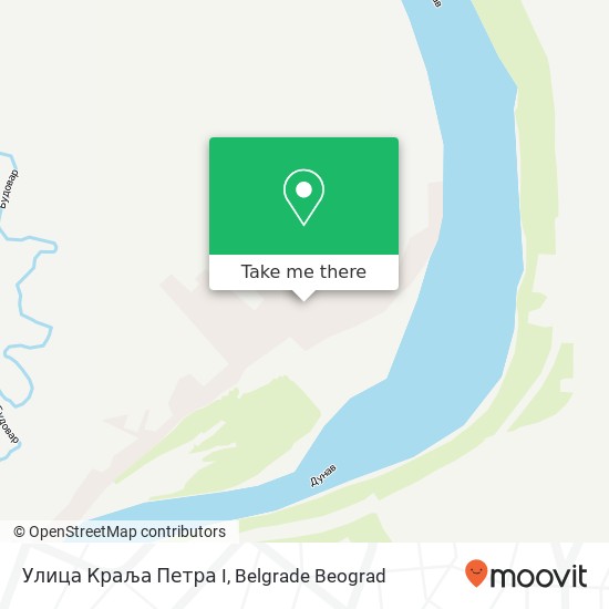 Улица Краља Петра I map