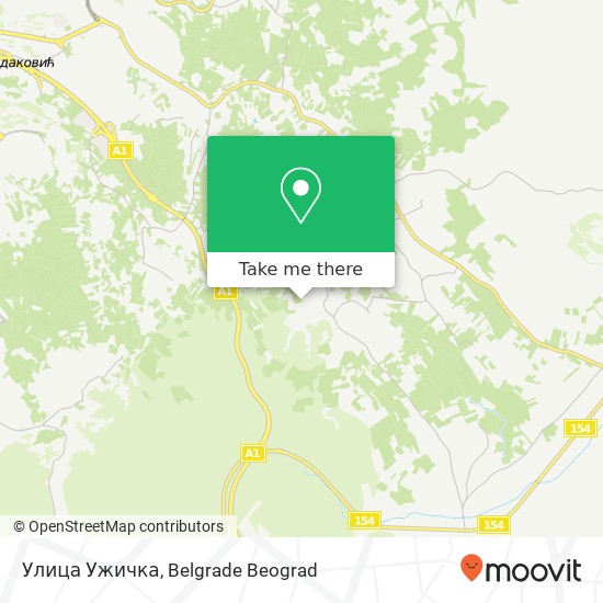 Улица Ужичка map