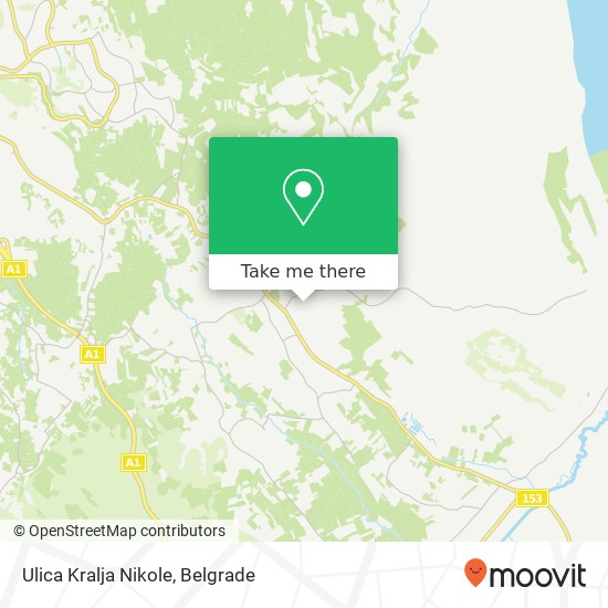 Ulica Kralja Nikole map