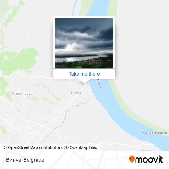 Винча map
