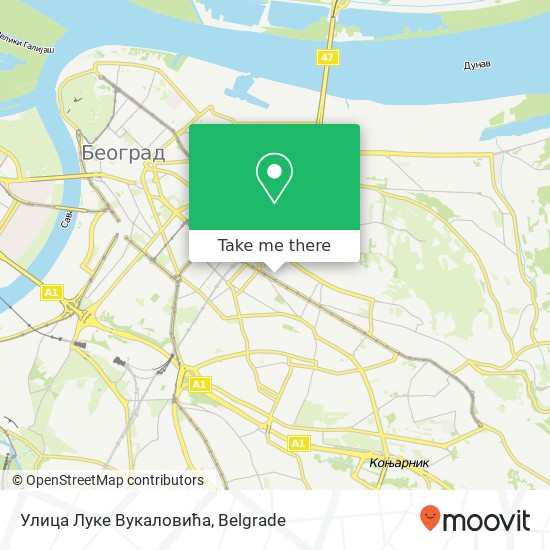 Улица Луке Вукаловића map