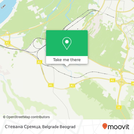 Стевана Сремца map