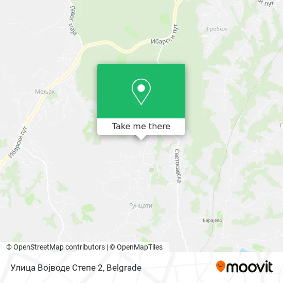 Улица Војводе Степе 2 map